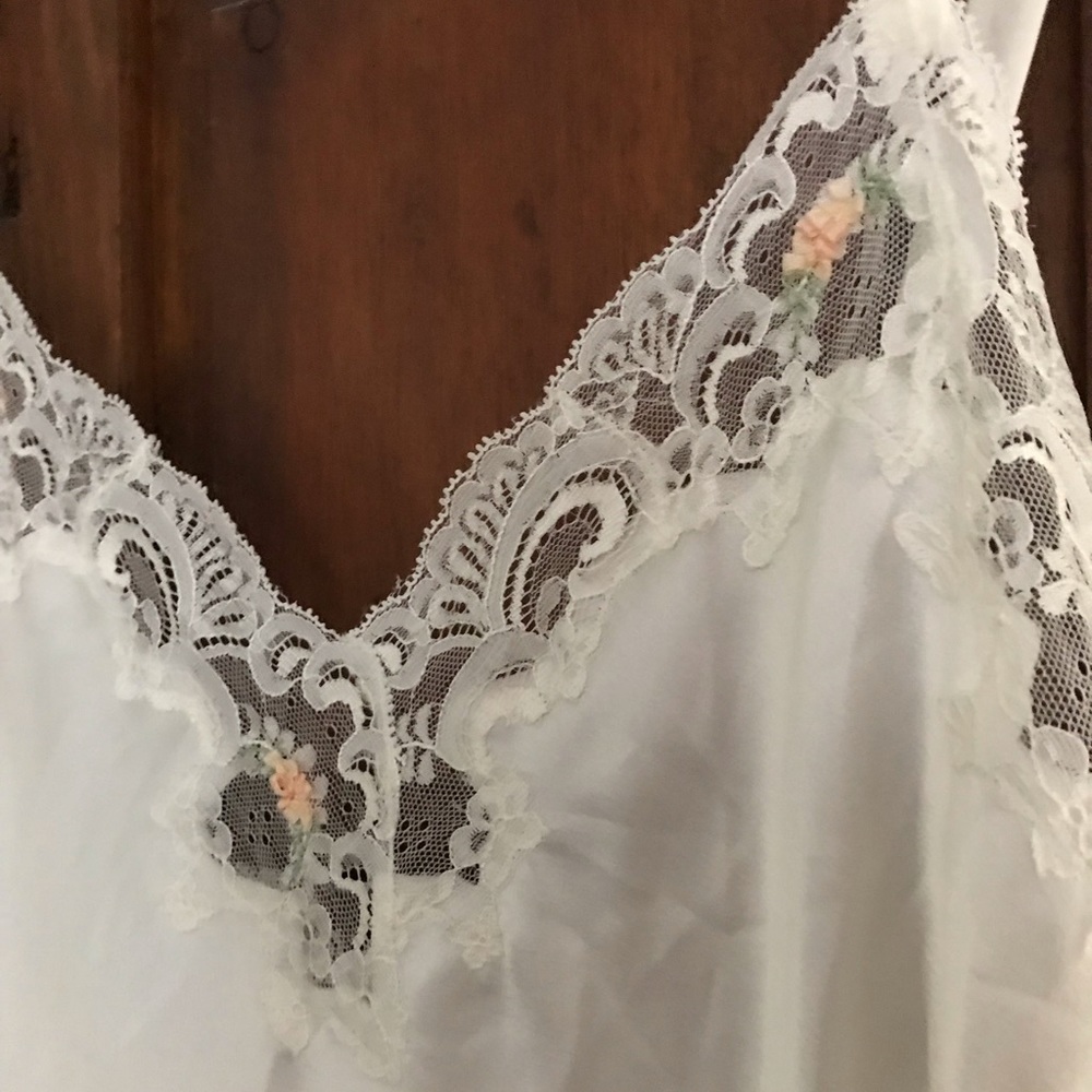 Oscar de la Renta Slip Ivory Chemise sz XL NWT